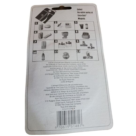 Always Coca-Cola Coke Vintage 1995 Refrigerator Magnet New Old Stock - Picture 7 of 12